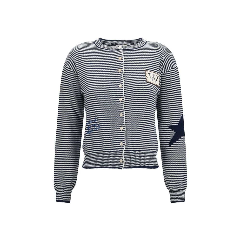Max Mara Blauer Baumwollcardigan