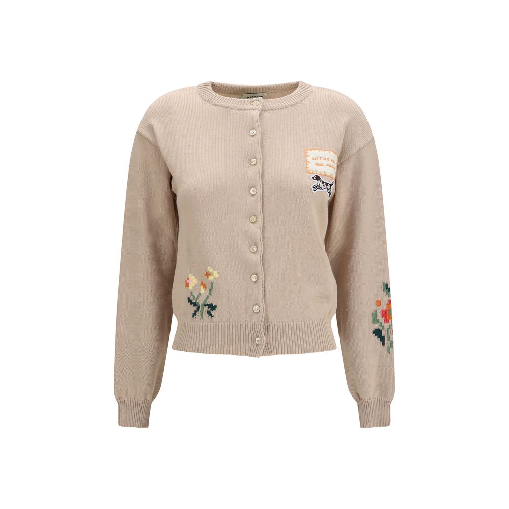 Max Mara Beige Cotton Cardigan