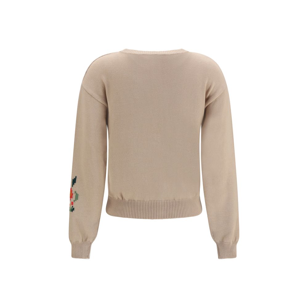 Max Mara Beige Cotton Cardigan
