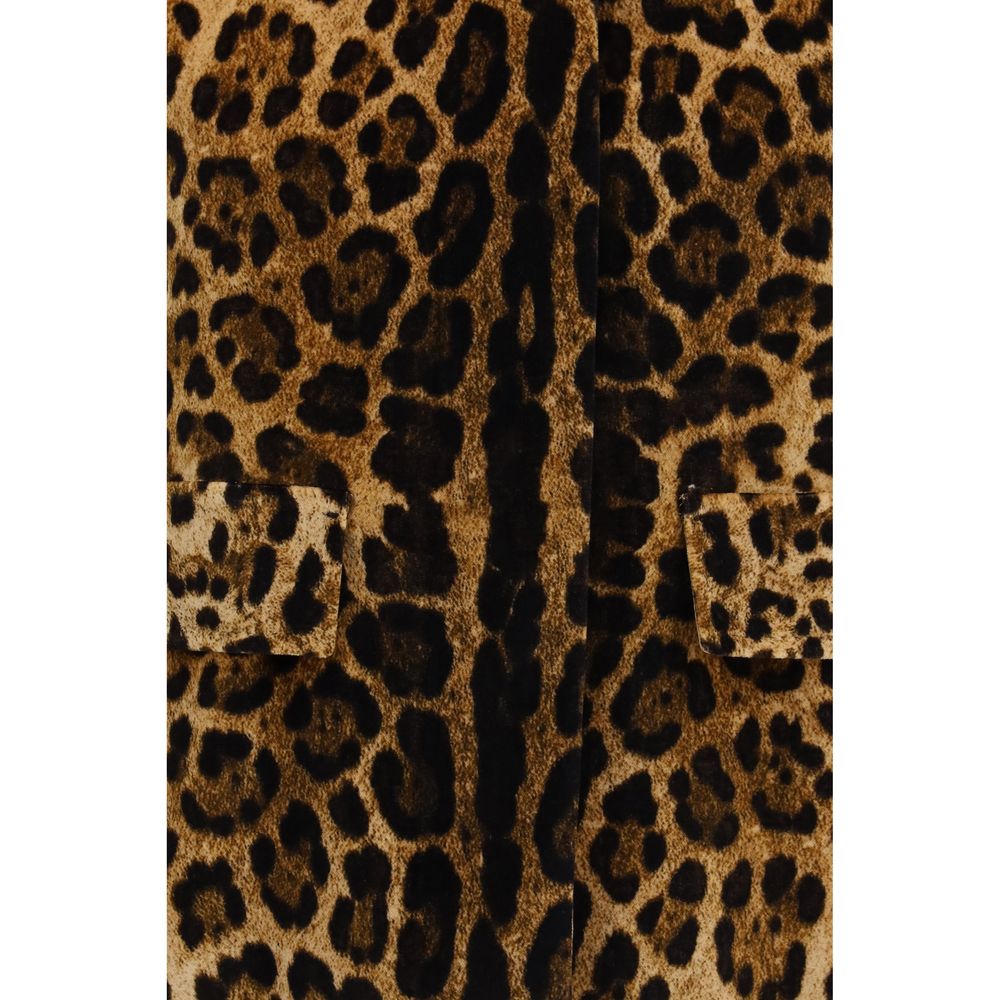 Max Mara Braune Baumwolljacke in voller Länge