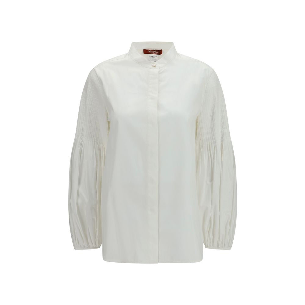 Max Mara Weiße Baumwollbluse