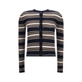 Max Mara Blauer Seiden-Cardigan