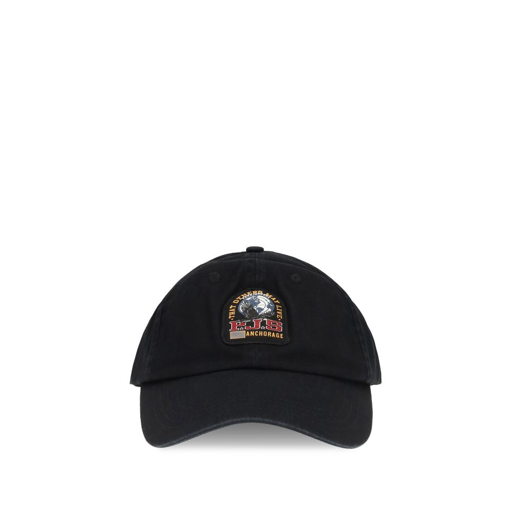 Parajumpers Schwarze Baumwollkappe (Baseball Cap)