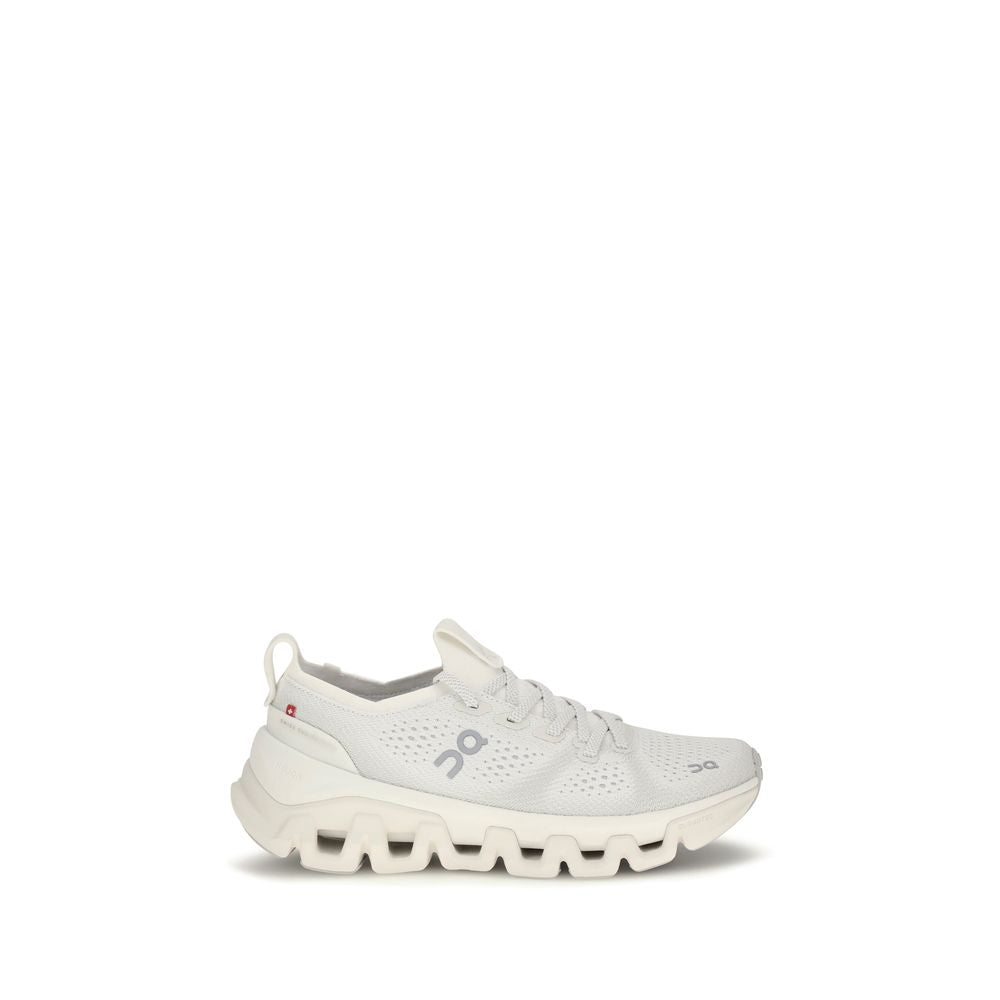 ON Weiße Stoff-Sneaker im Athletic-Look