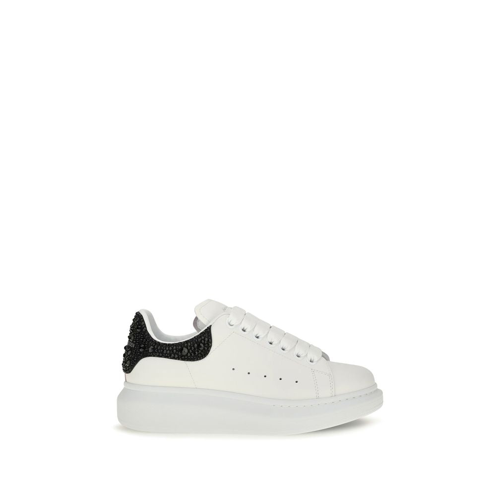 Alexander McQueen Weiße Kalbsleder Bos Taurus Chunky Sneaker