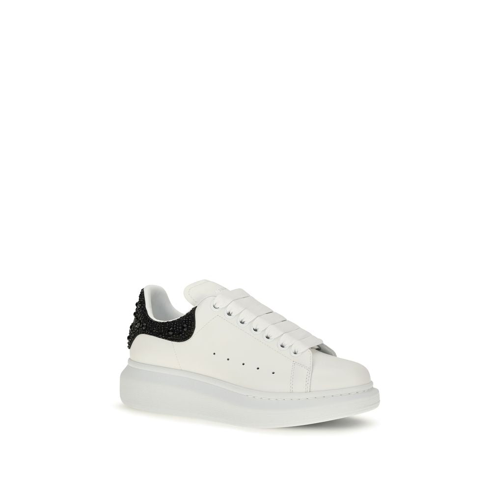 Alexander McQueen Weiße Kalbsleder Bos Taurus Chunky Sneaker