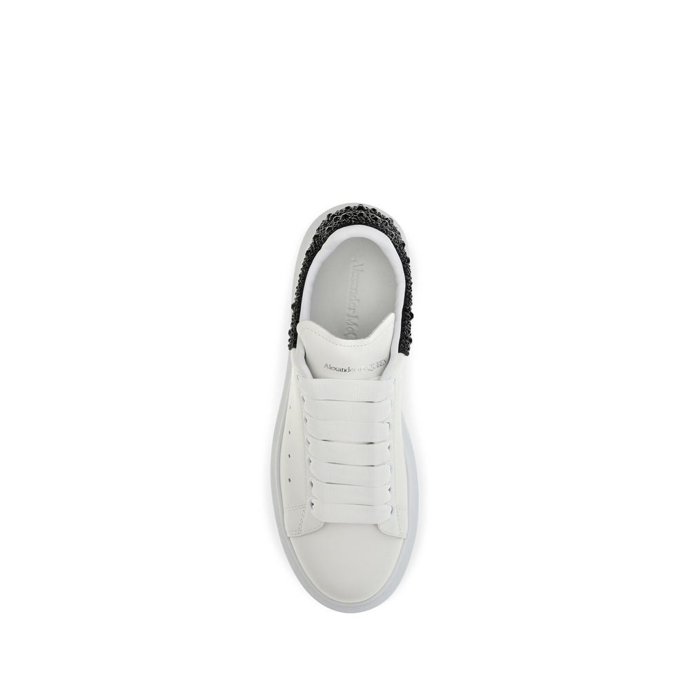 Alexander McQueen Weiße Kalbsleder Bos Taurus Chunky Sneaker