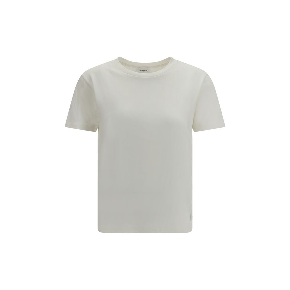 Saint Laurent Weißes Baumwoll-T-Shirt