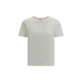 Saint Laurent Weißes Baumwoll-T-Shirt