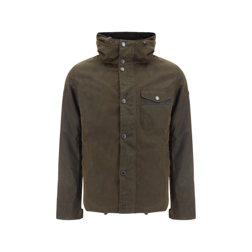 Barbour Baumwolljacke in Zweifarbenoptik
