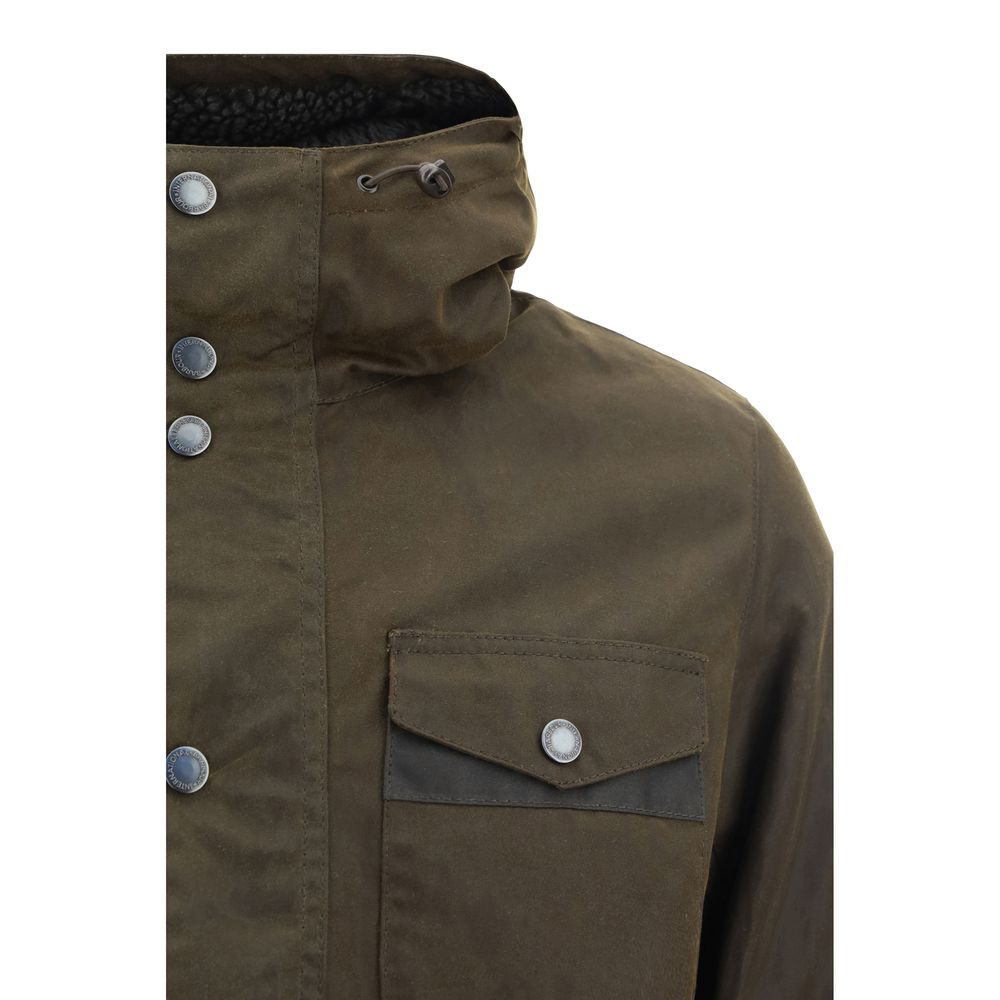 Barbour Baumwolljacke in Zweifarbenoptik
