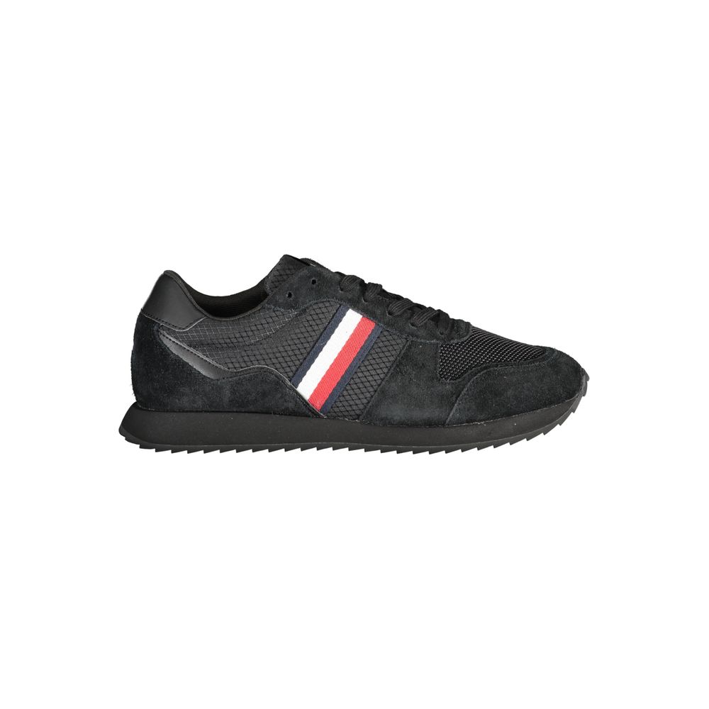 Tommy Hilfiger Schwarzer Polyester-Sneaker