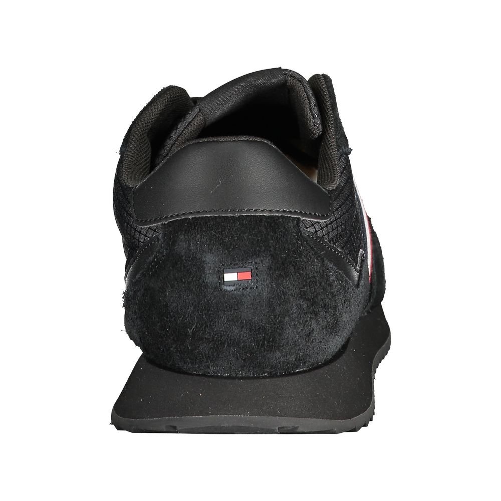 Tommy Hilfiger Schwarzer Polyester-Sneaker