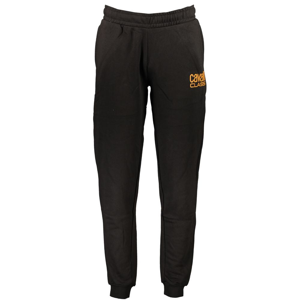 Cavalli Class Schwarze Baumwollhose für Herren