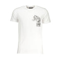 Cavalli Class Bianco Baumwoll-T-Shirt für Herren