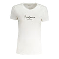 Pepe Jeans Weißes Baumwoll-T-Shirt
