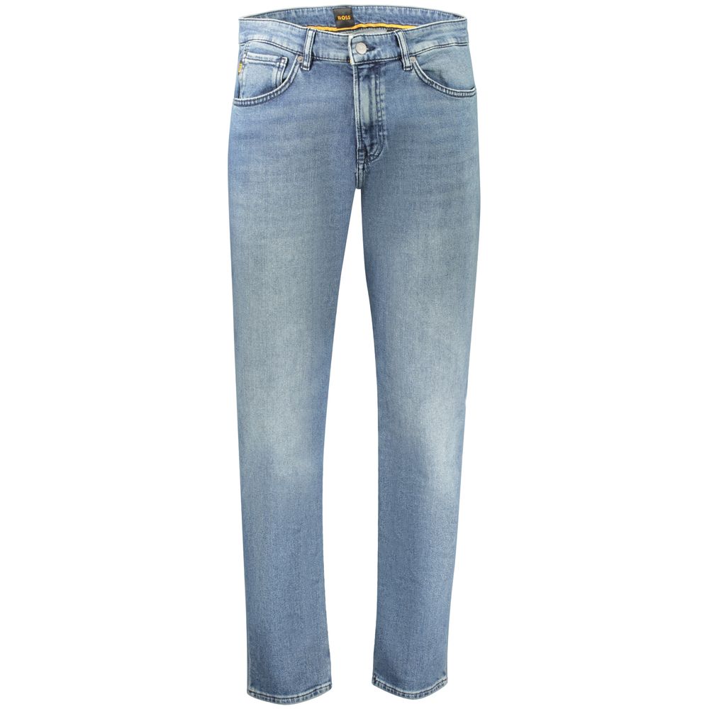 Hugo Boss Blaue Herren-Jeans aus Baumwolle, Regular Fit