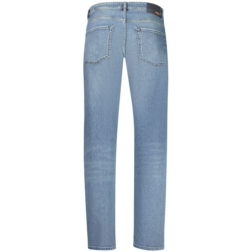 Hugo Boss Blaue Herren-Jeans aus Baumwolle, Regular Fit