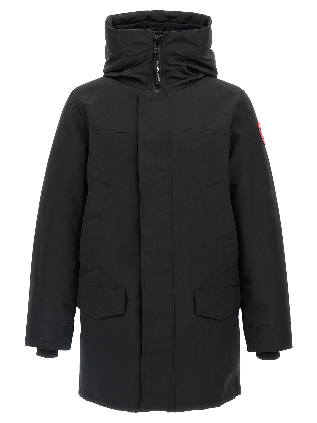 Canada Goose Schwarzer Parka aus Polyester
