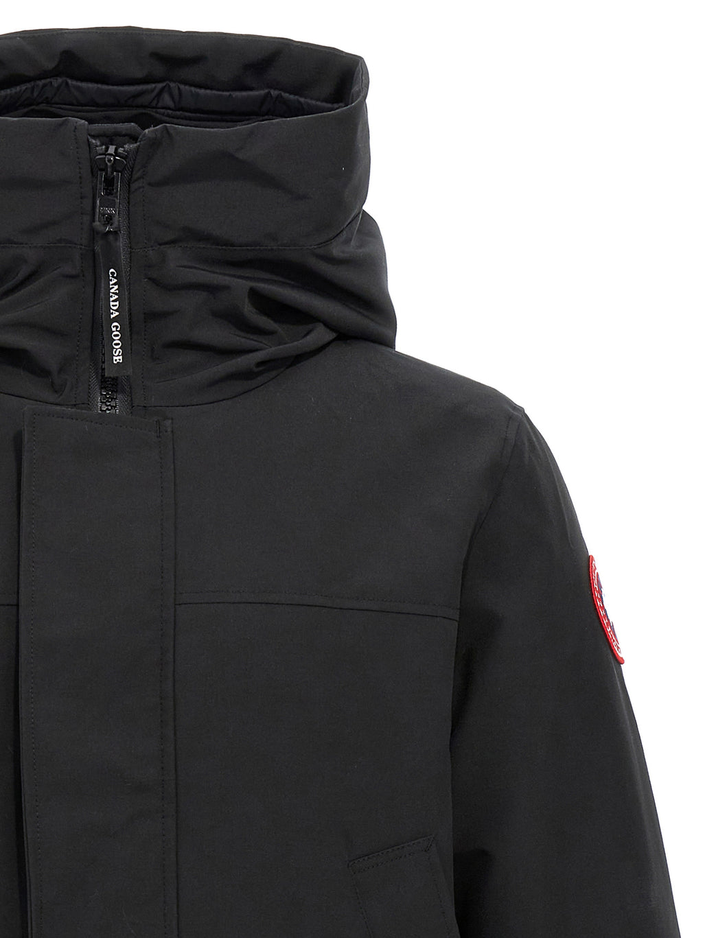 Canada Goose Schwarzer Parka aus Polyester