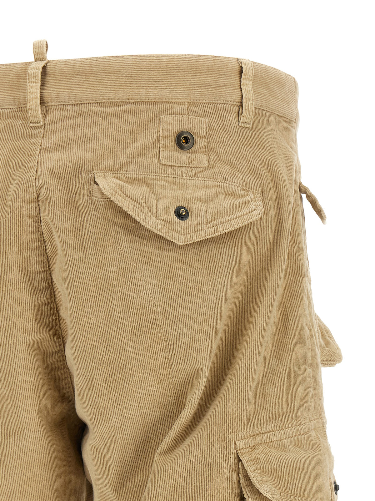 Dsquared² Beige Baumwoll-Cargo-Hose