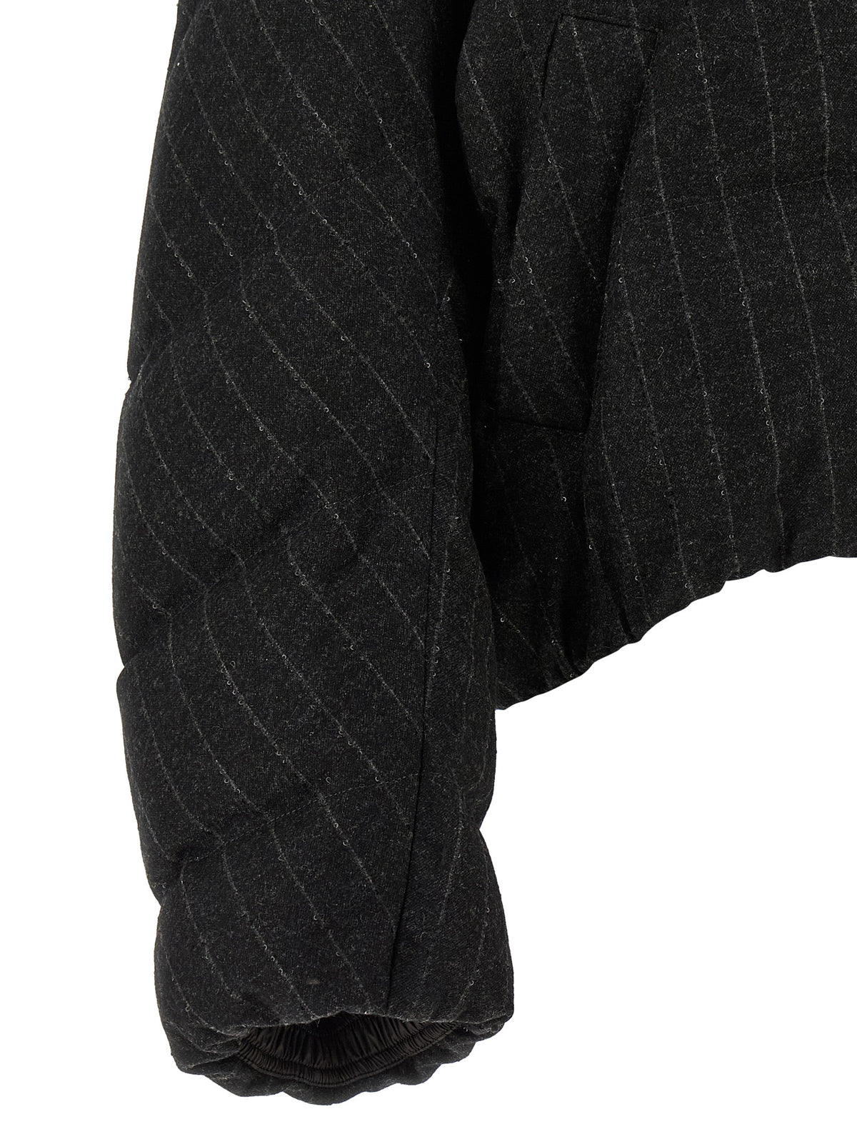 Brunello Cucinelli Grauer Virgin Wool Maxikleid