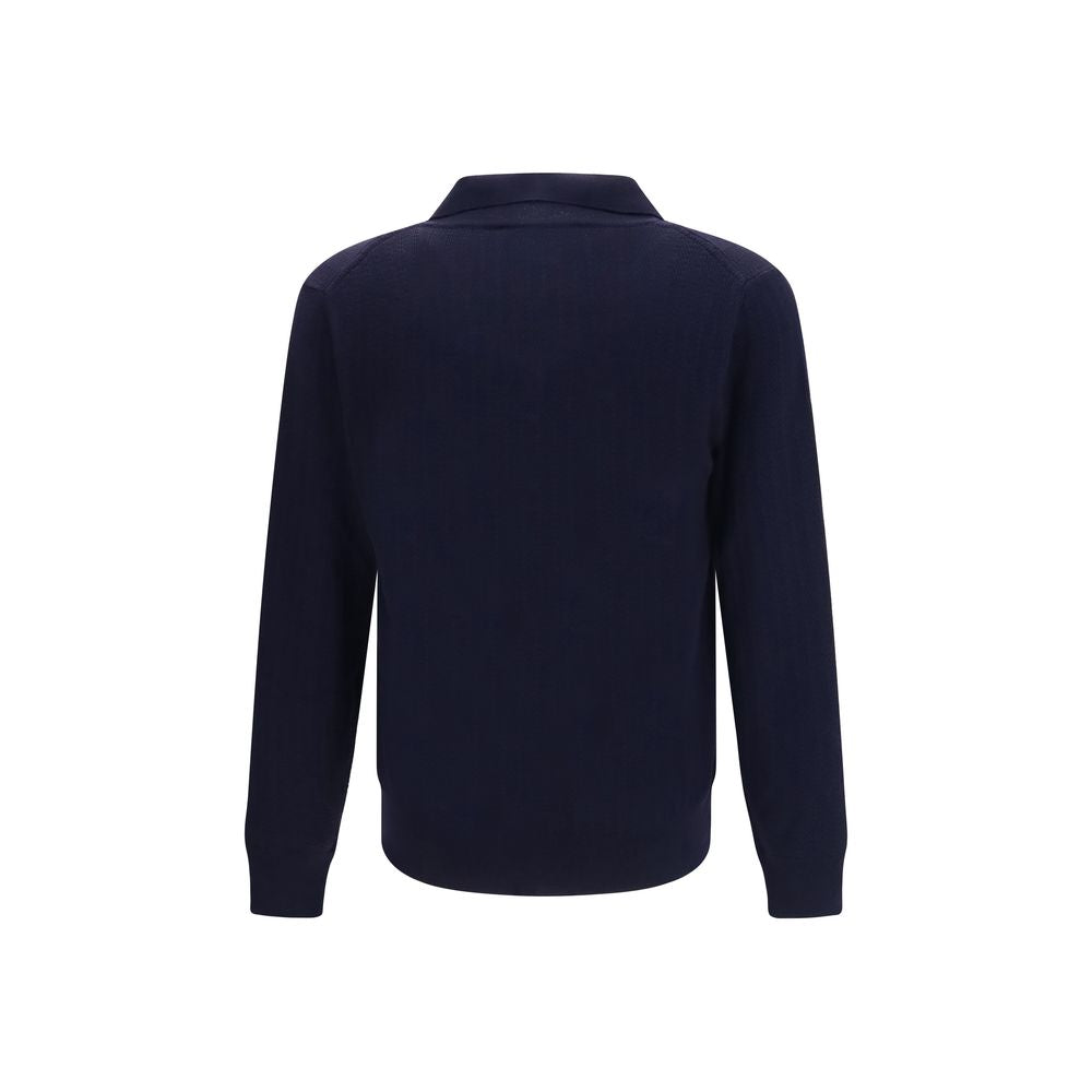 Brooksfield Blauer Wollcardigan Oves Aries