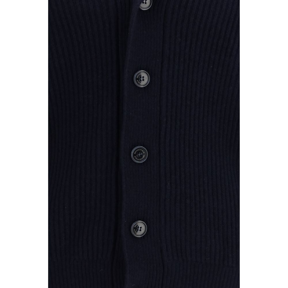 Brooksfield Blauer Wollcardigan Oves Aries