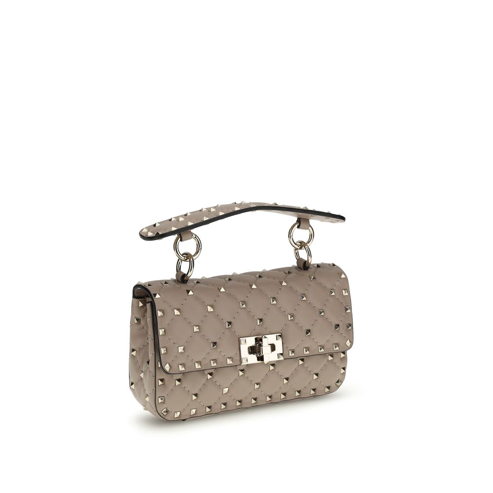 Valentino Garavani Pink Calf Leather Bos Taurus Handtasche