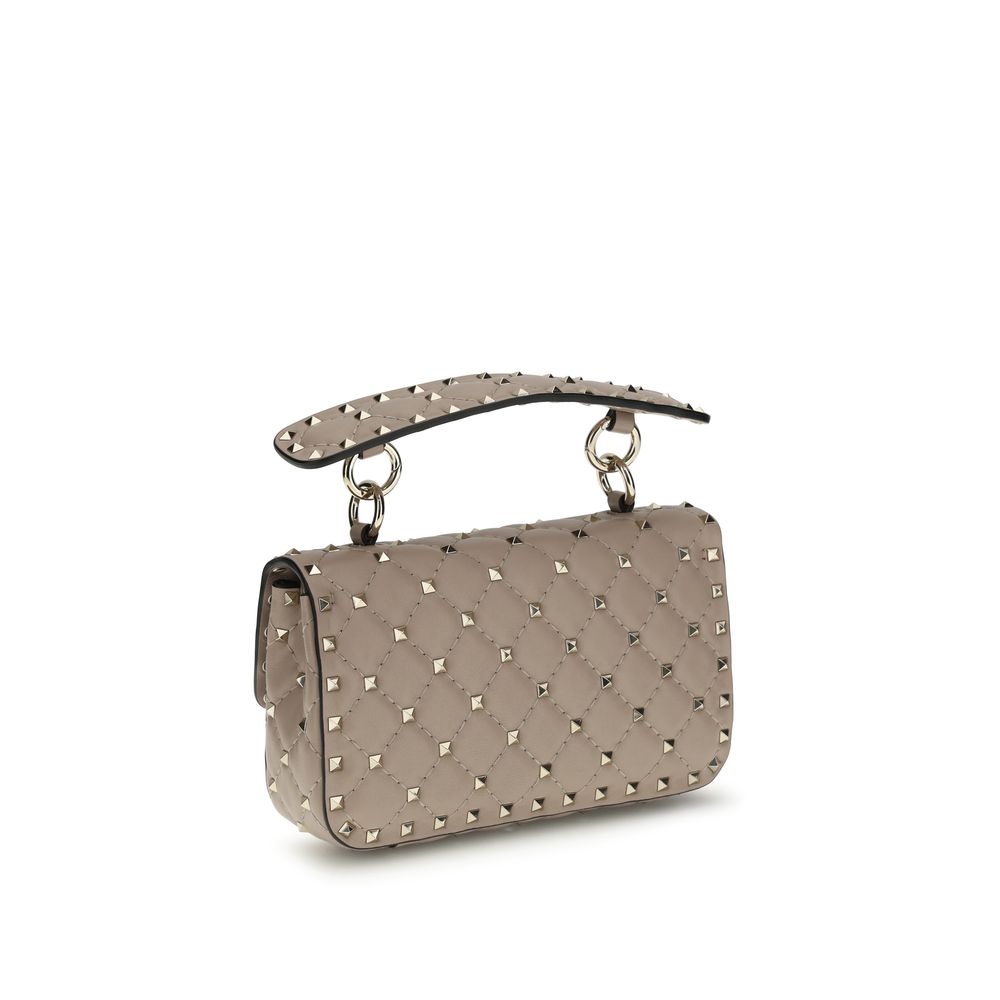 Valentino Garavani Pink Calf Leather Bos Taurus Handtasche
