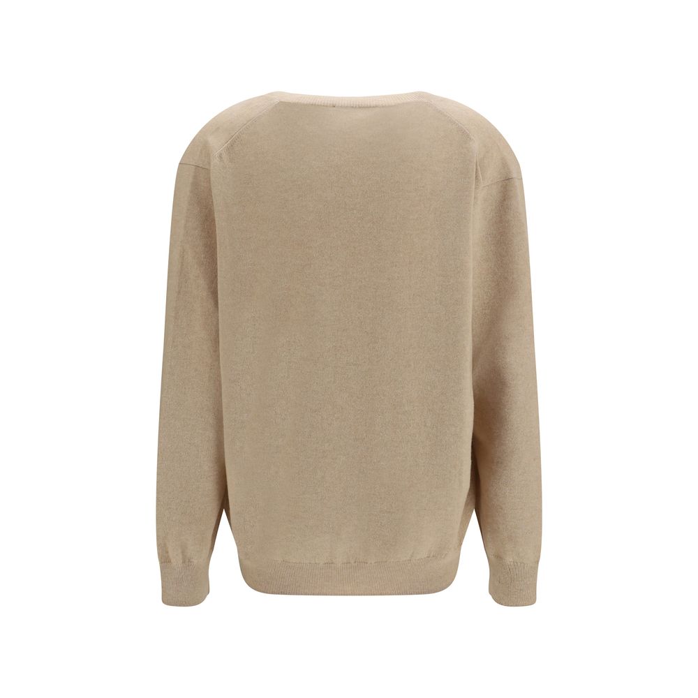 Malo Beiger Kaschmirpullover