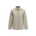 Moncler Beige Polyamid Steppjacke
