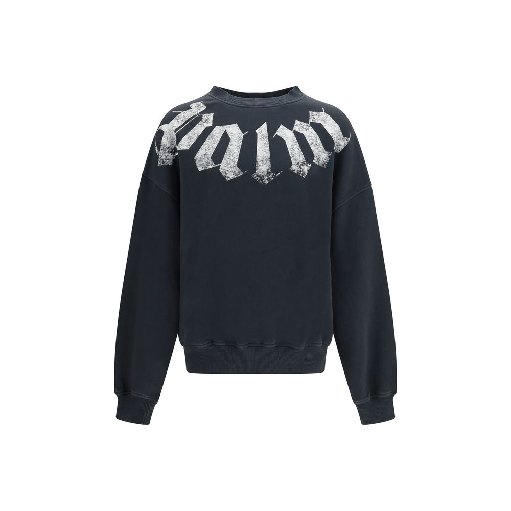 Palm Angels Schwarzer Baumwoll-Sweatshirt