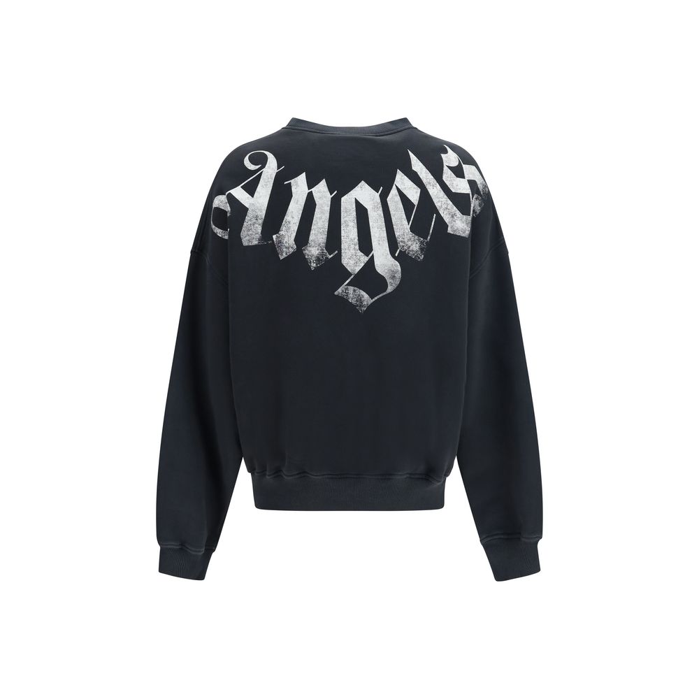 Palm Angels Schwarzer Baumwoll-Sweatshirt