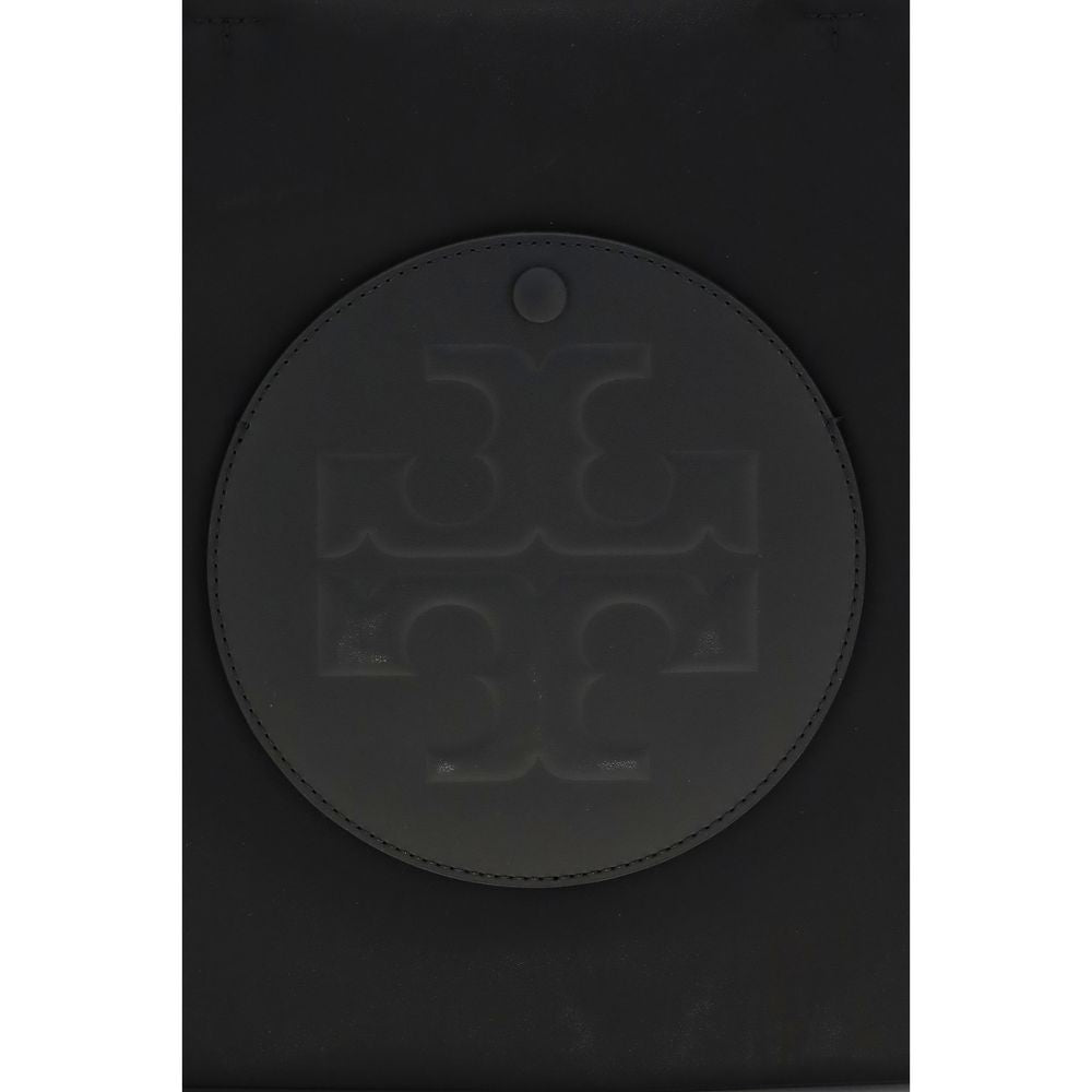Tory Burch Schwarze Schultertasche aus Polyamid