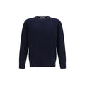 Brooksfield Blauer Wollpullover Oves Aries