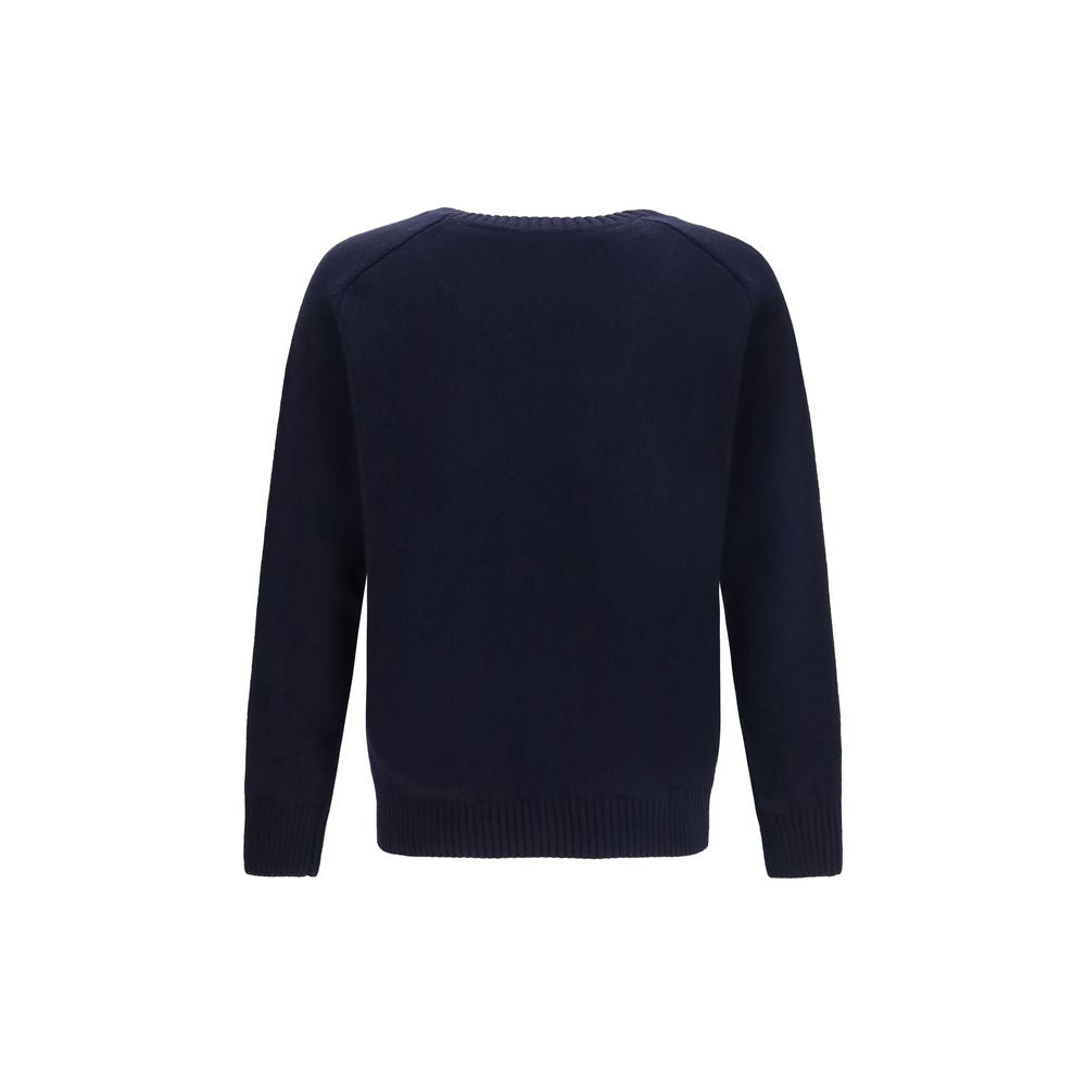 Brooksfield Blauer Wollpullover Oves Aries