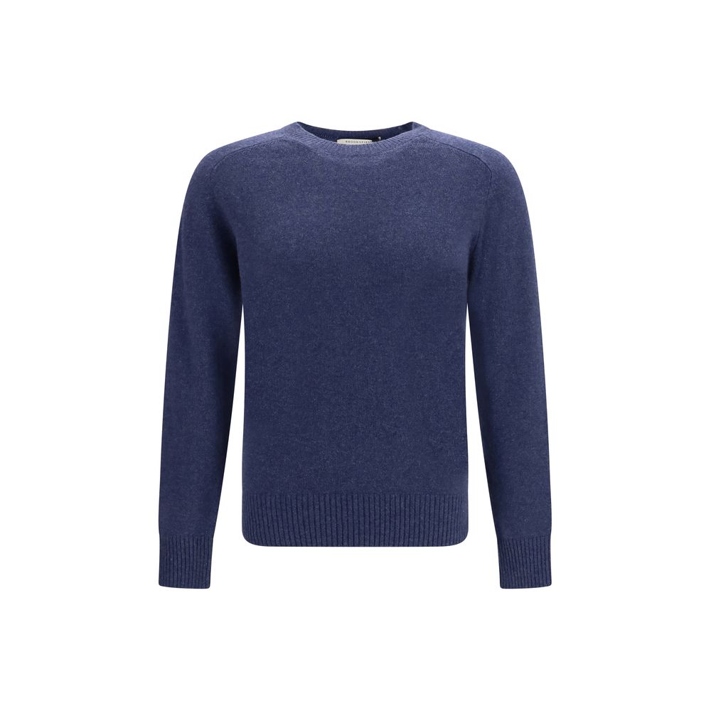 Brooksfield Blauer Kaschmirpullover