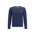Brooksfield Blauer Kaschmirpullover