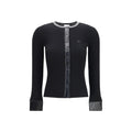 Courrèges Schwarzer Cardigan aus Viskose