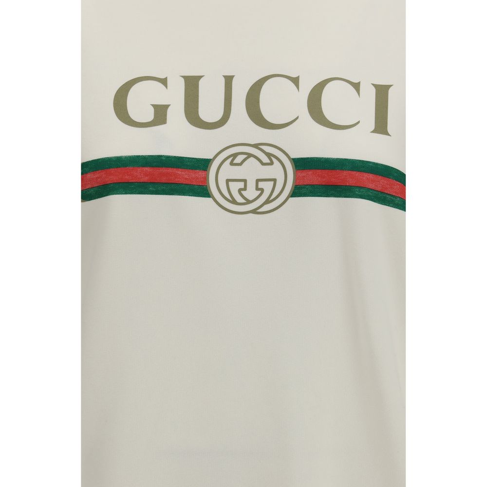 Gucci Weißes Baumwoll-Sweatshirt