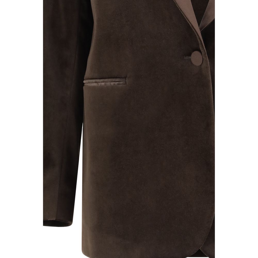 Lardini Brauner Baumwollblazer