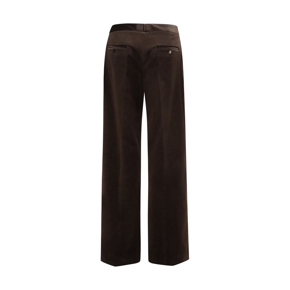 Lardini Braune Baumwoll-Freizeithose