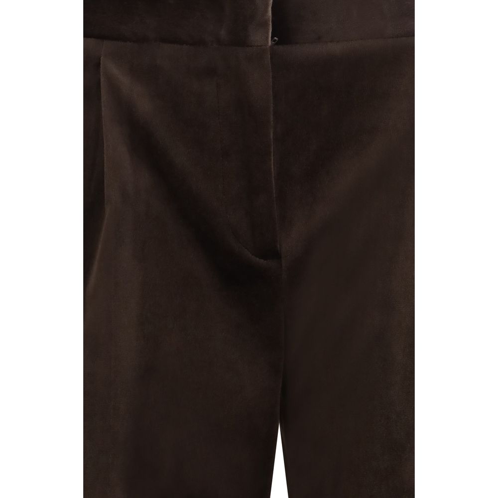 Lardini Braune Baumwoll-Freizeithose