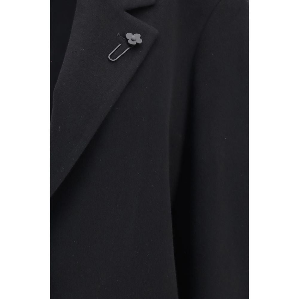 Lardini Elegante schwarze Kaschmirjacke