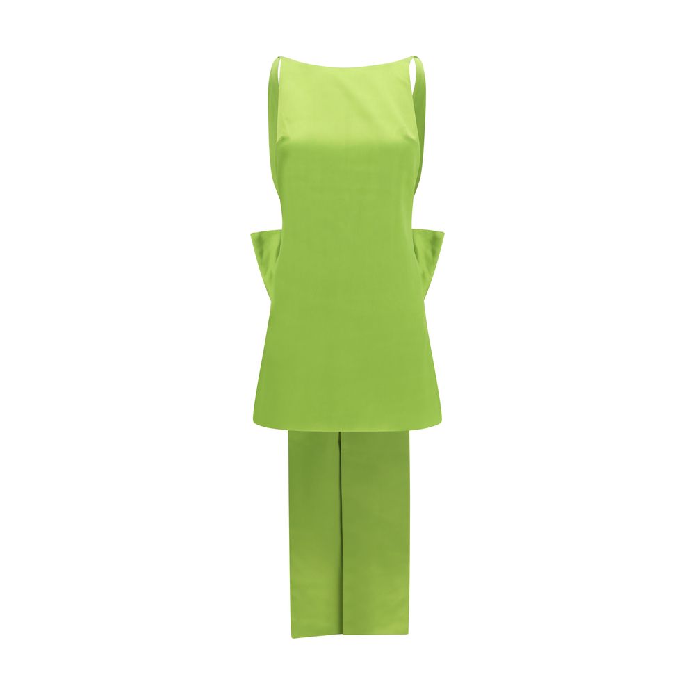 Self-Portrait Zweifarbige Polyester-Freizeitkleid