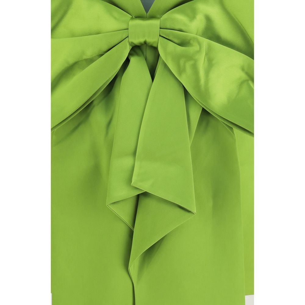 Self-Portrait Zweifarbige Polyester-Freizeitkleid