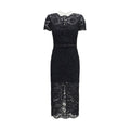 Self-Portrait Schwarzes Freizeitkleid aus Polyester