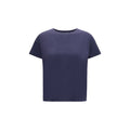 Loulou De Saison Blaues Baumwoll-T-Shirt