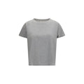 Loulou De Saison Graues Baumwoll-T-Shirt